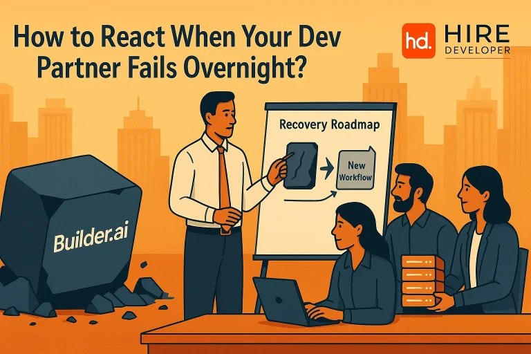 How to handle overnight failure of your development outsourcing partner
