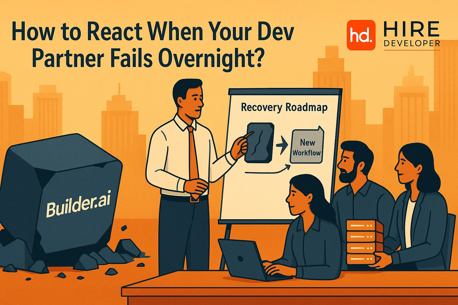 How to react when your development partner fails overnight?
