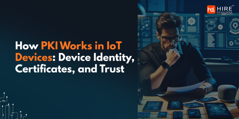 How pki works in iot devices iot mutual tls, device certificate authentication, pki iot security