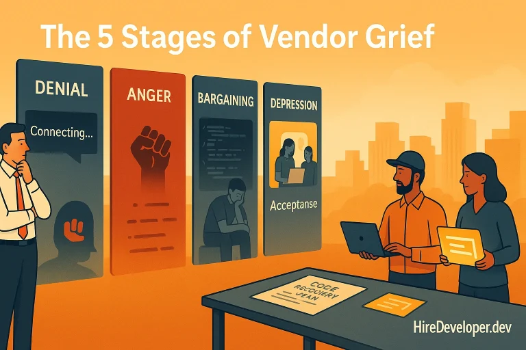 The 5 stages of vendor grief