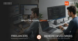 Remote developers vs freelancers: which one should you choose in 2026?