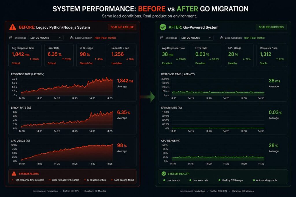 How Golang Application Development Solves Real SaaS Scaling Problems 