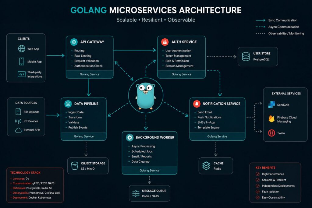 Core Golang Development Services