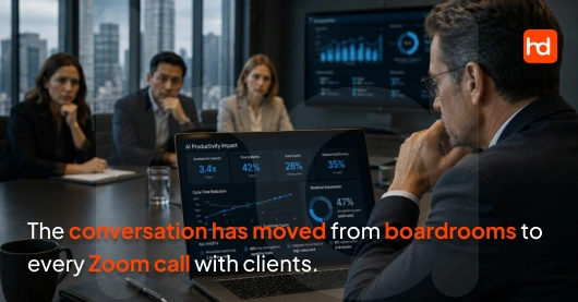 The conversation has moved from boardrooms to every Zoom call with clients.