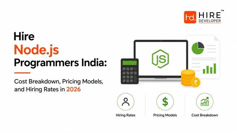 Hire node. Js programmers india: cost breakdown, pricing models, and hiring rates in 2026