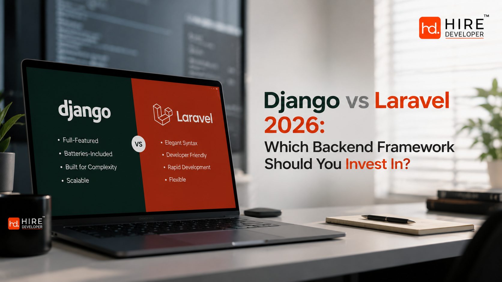 Django vs laravel 2026: which backend framework should you invest in?