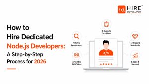 How to hire dedicated node. Js developers: a step-by-step process for 2026