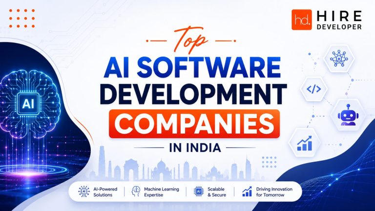 Top ai software development companies in india