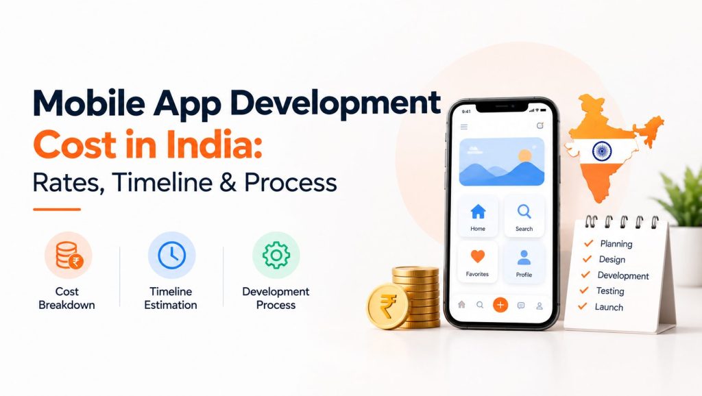 Mobile app development cost in india rates, timeline & process